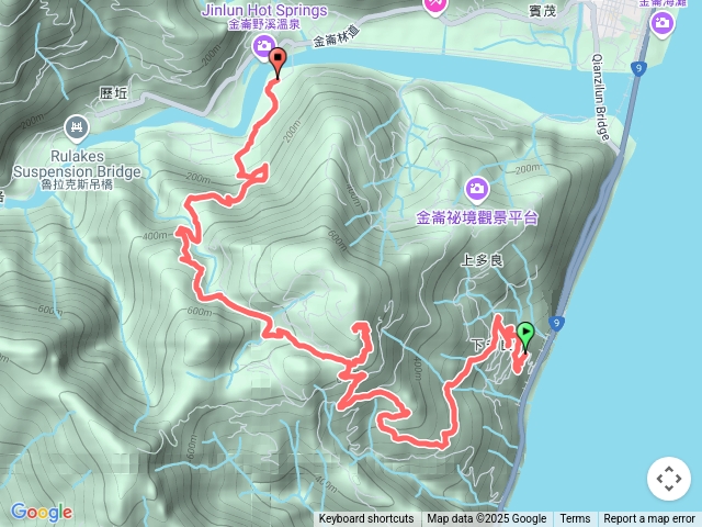 多金縱走-多良--金崙