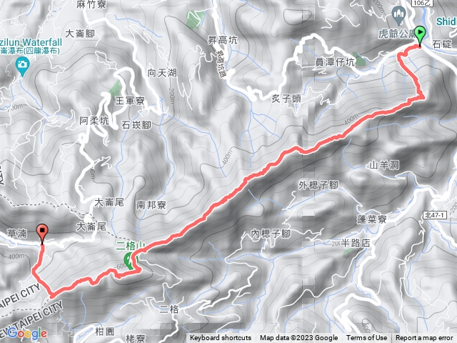 筆架連峰接二格山縱走