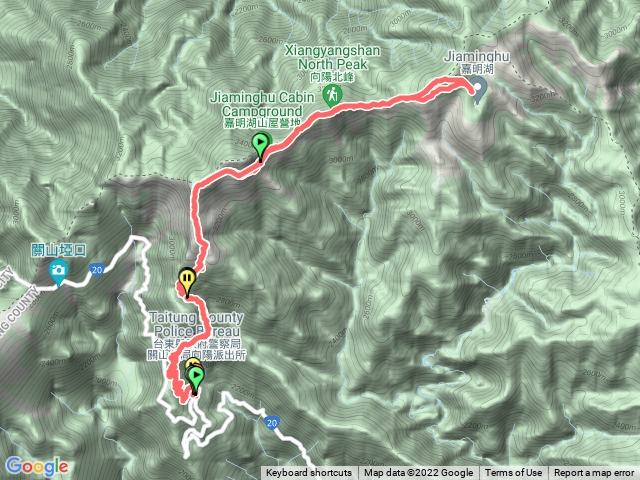 嘉明湖、三叉山 二日遊