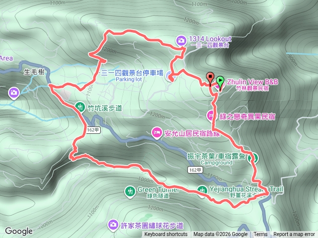 鼠眉毛縱走（竹林觀景民宿出發）預覽圖