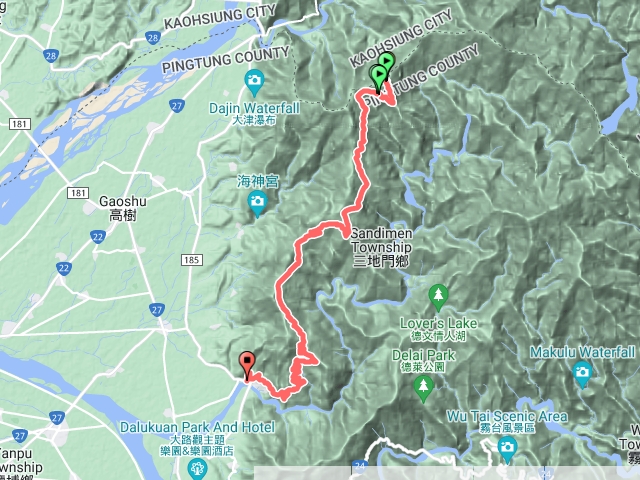 沙溪林道(回程)-大津山