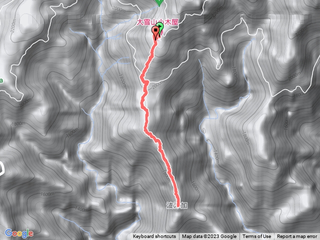 波津加大雪山線
