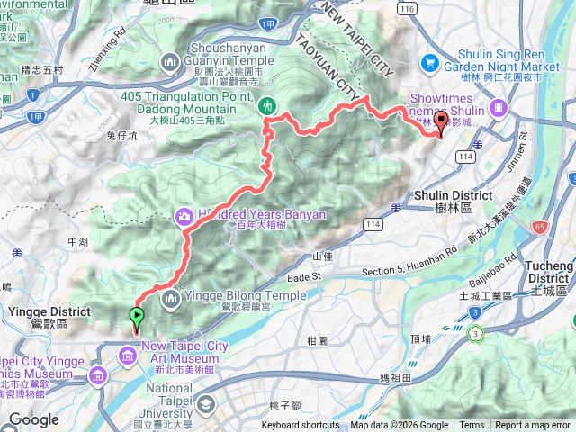 鶯樹縱走