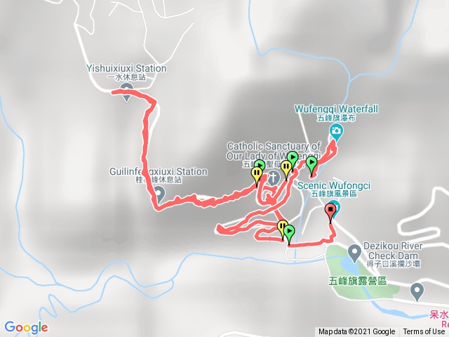 2021/1/13 宜蘭五峰旗瀑布步道