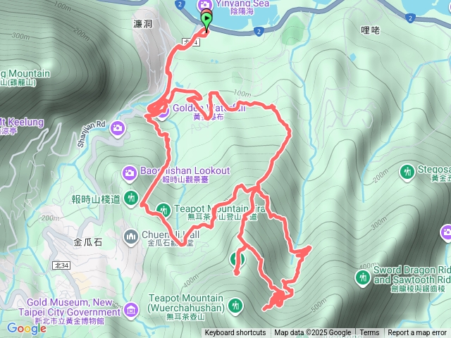 黃金二稜八字縱走預覽圖