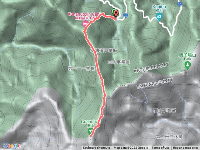 涇進橋登山口-南台首嶽一日關山單攻