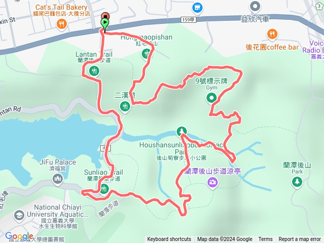 小百岳62-蘭潭後山步道、紅毛埤山20241202
