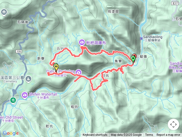 三貂嶺十連瀑布