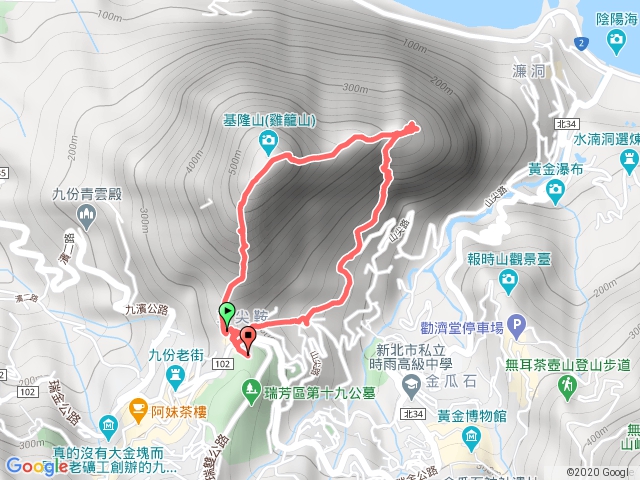 基隆山雷霆山（基隆山東峰）