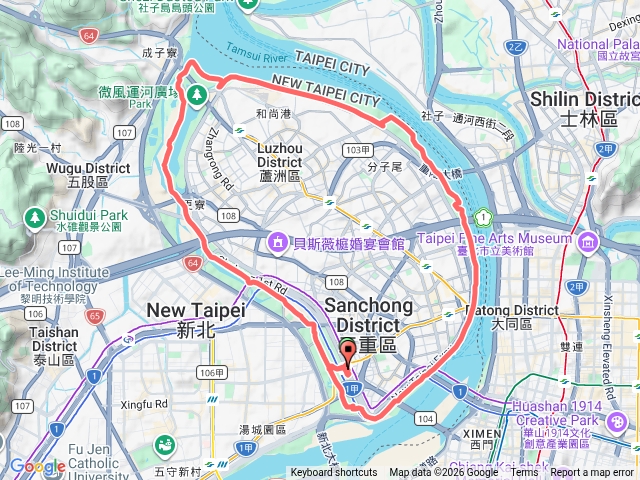 20260427 二重環狀自行車道 UBike騎行