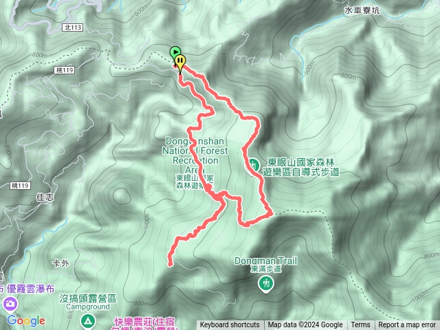 桃園志繼山／東眼山／卡外山O型走20240903