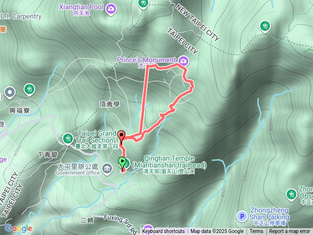 #台北陽明山公園#向天山#面天山#健行#7K4H20250905