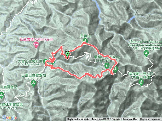 鳶嘴山 長壽山 橫嶺山