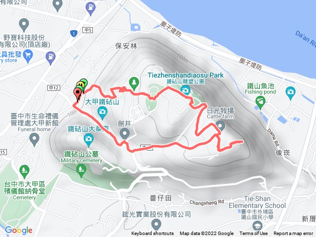 鐵砧山三角點登山步道