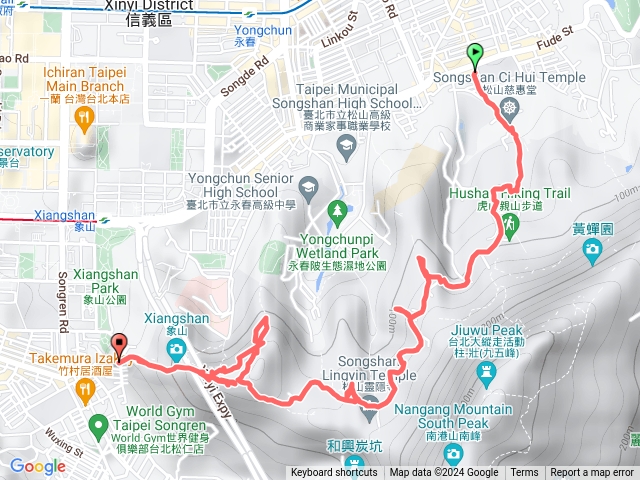 四獸山（虎豹獅+永春剛平台+一線天>象）