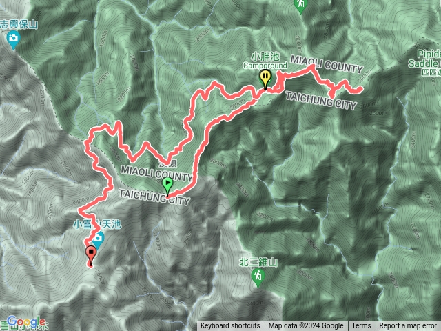 拾丸山-小胖池-志摩山西峰-志摩山-知馬漢北山-可汗山-小胖池出12.3k預覽圖