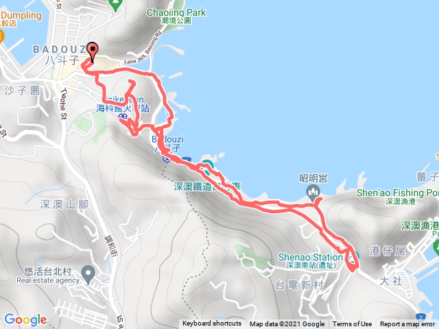 容軒步道+深澳鐵道自行車+望海巷魚港O型