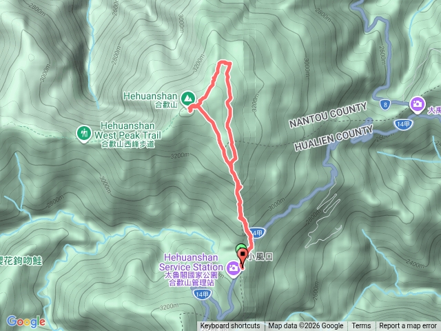 合歡北峰+小溪營地+名樹預覽圖
