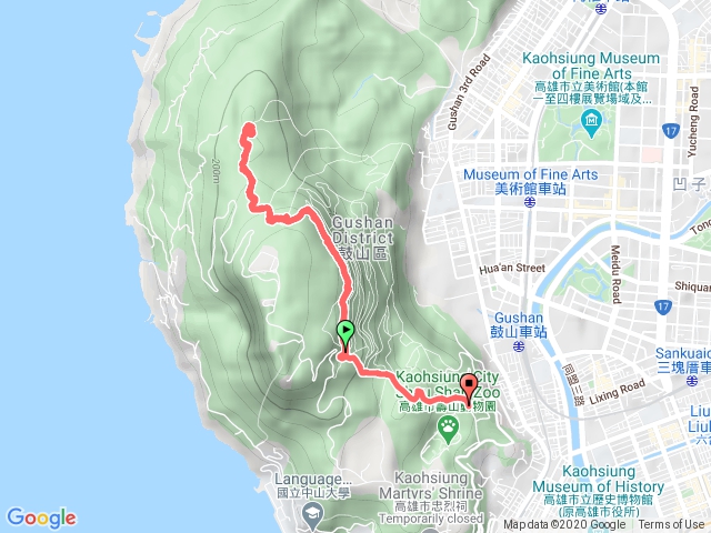 壽山動物園登山口