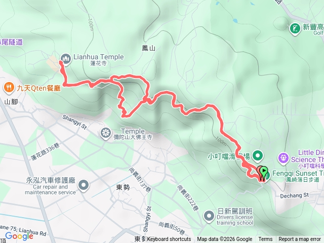 鳳崎落日步道上預覽圖