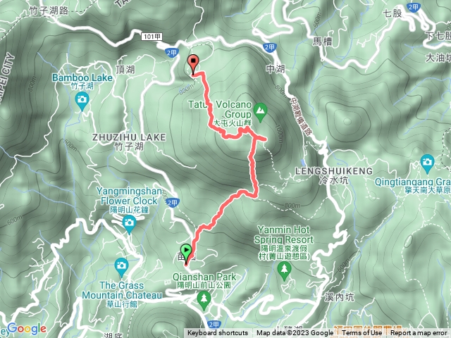 七星山（苗圃進，小油坑出）