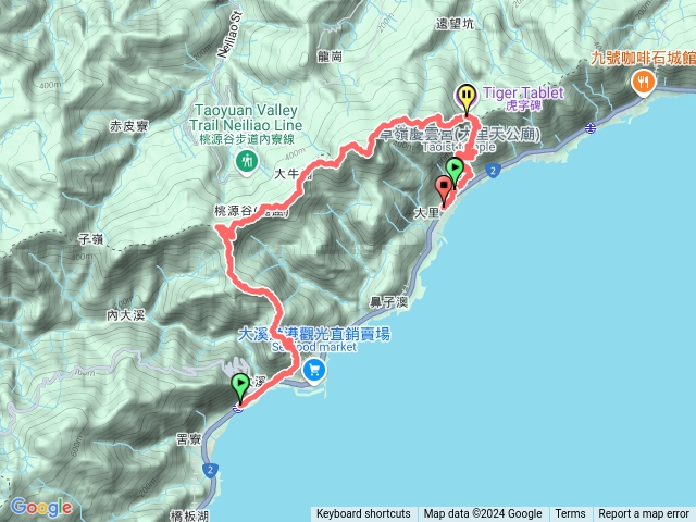 桃源谷灣坑頭山-大溪上大里下預覽圖