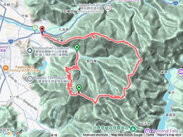 埔里二秀橫屏山舊武界山預覽圖