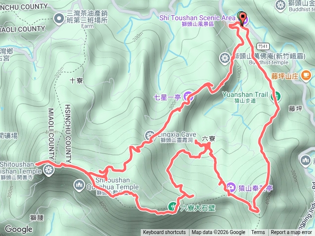 獅頭山連走猿山預覽圖
