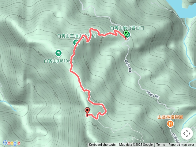 白賓名樹輕鬆路線
