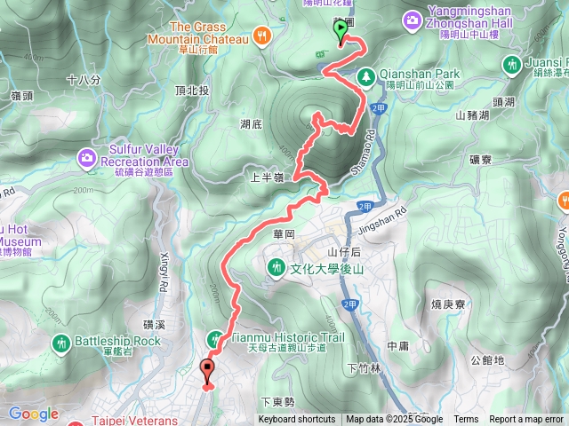 紗帽山下天母古道
