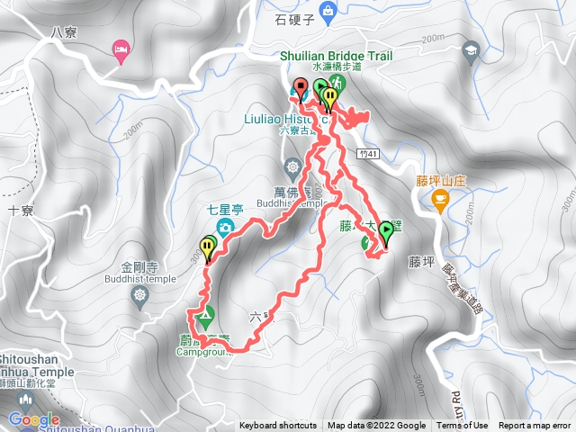 六寮古道+藤坪古道+萬佛庵步道