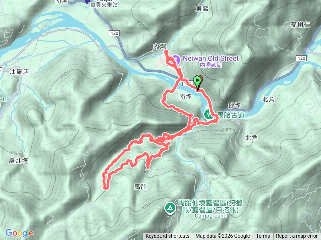 馬胎古道、馬胎二期古道、南坪古道、內灣老街預覽圖