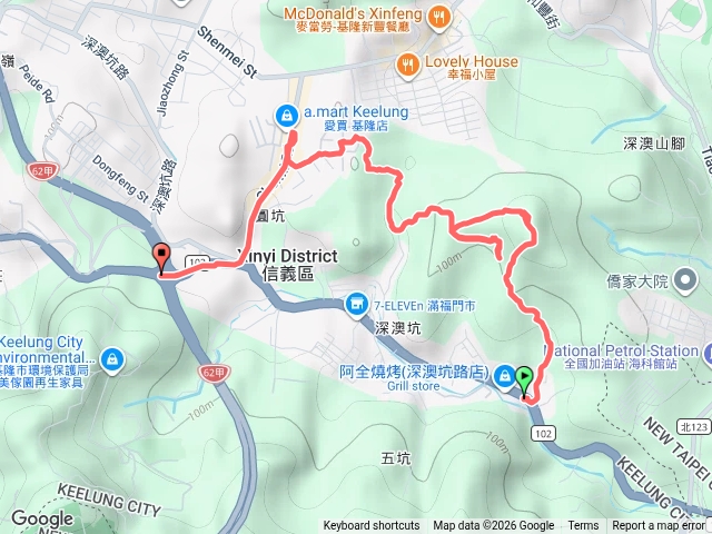 基隆總督步道五坑山預覽圖
