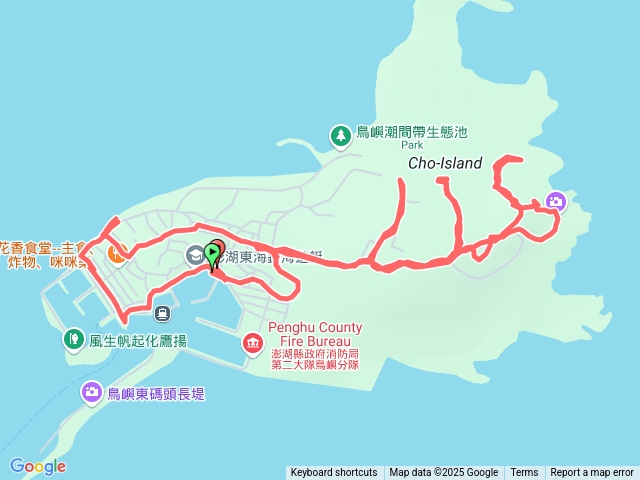 澎湖鳥嶼漫步（標示路點）