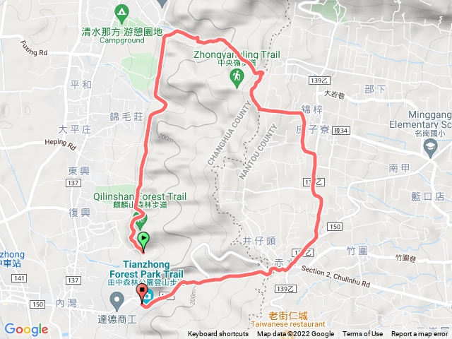 長青接十八彎古道赤水步道下