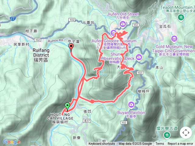 猴硐.小粗坑山.九份.小金瓜露頭