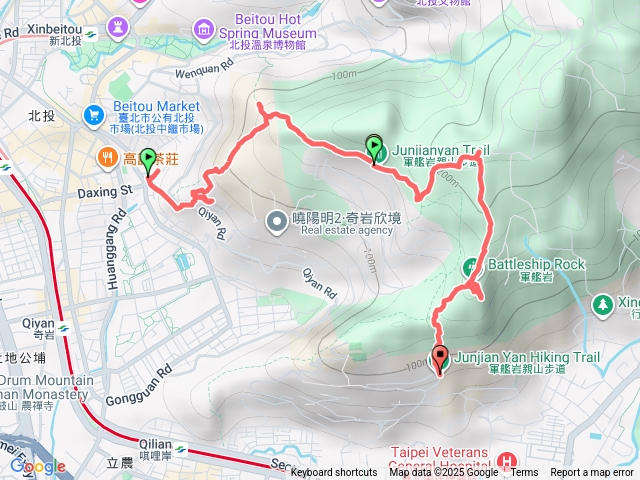 丹鳳山至軍艦岩預覽圖