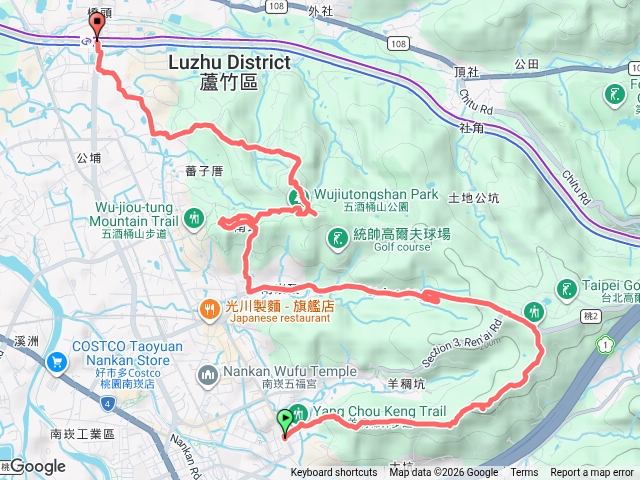 2026 08 23 羊稠坑步道~南崁山~五酒桶山~山鼻山