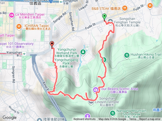 台北信義四獸山隨意走：虎山、豹山、獅山、象山預覽圖