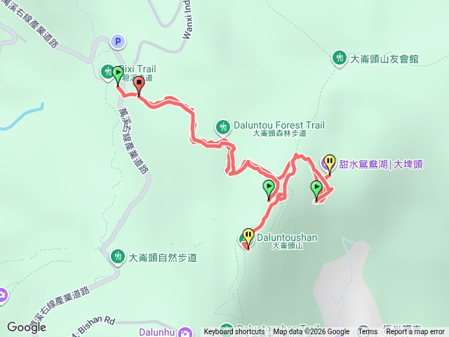 甜水鴛鴦湖（綠頭鴨大崙山）