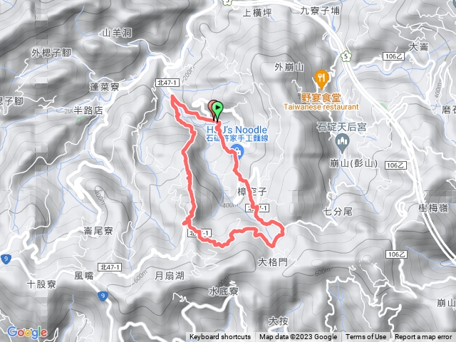 四分子古道、月扇湖岩壁O型