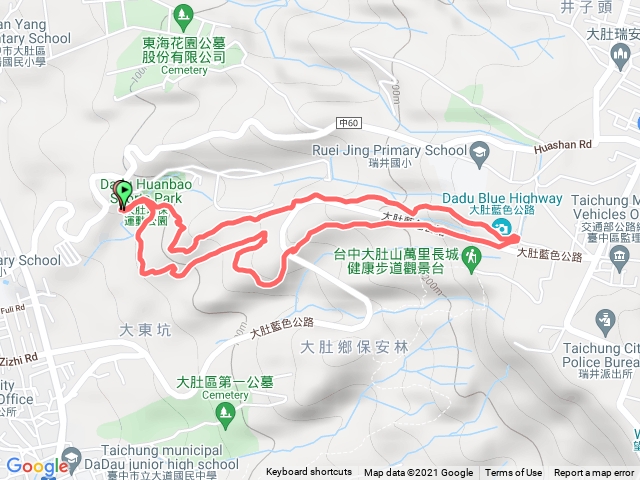 大肚環保公園登山步道(南+北)