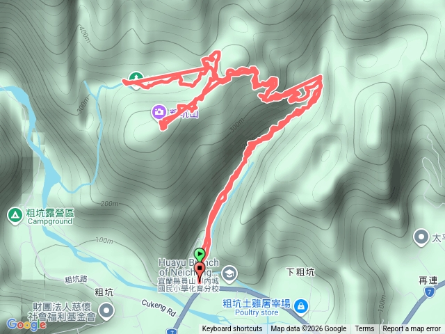 賞雪藤冷碑林道連走粗坑山
