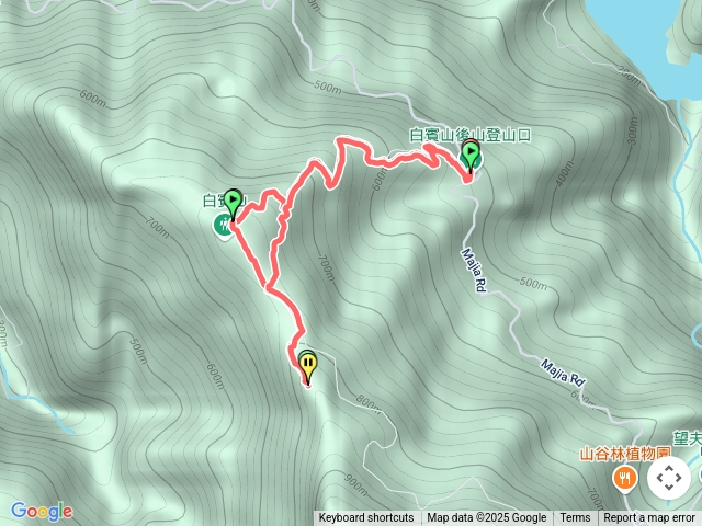 白賓山後山登山口～白賓山