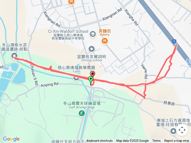 冬山潤泰水泥舊鐵道