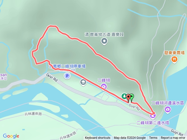 屏東縣來義鄉崑崙坳古道喜樂段O繞