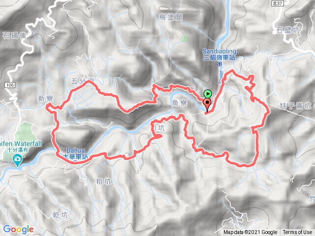 三貂嶺-五分寮山-幼坑步道-新路尾古道 頂坑山-三貂嶺