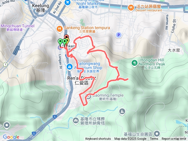 紅淡山 (寶明寺進，協安宮出)