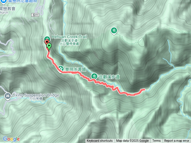 合歡溪步道預覽圖