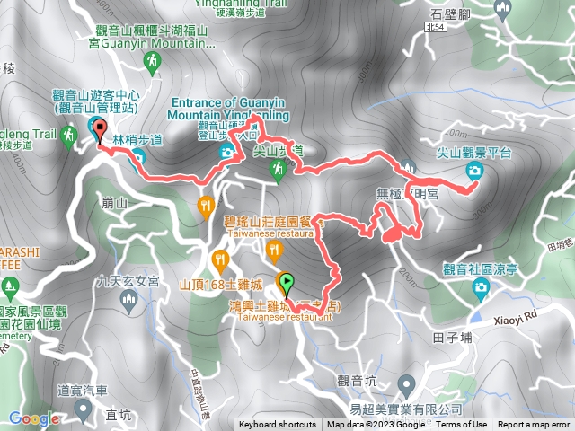 觀音山、尖山(占山)登山步道